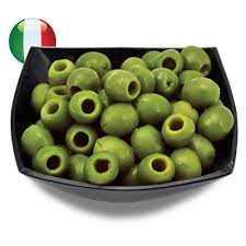 Olives Green Pitted Sicilian Nocella in Brine 4kg tub