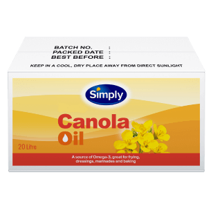 Canola Oil 20lt BIB Simply