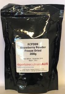 Strawberry Powder (RCFD09) Freeze Dried 200g Imports of France