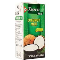 Coconut Milk 1L Aroy-D Tetra Pack  (Green tetra pack) (D)