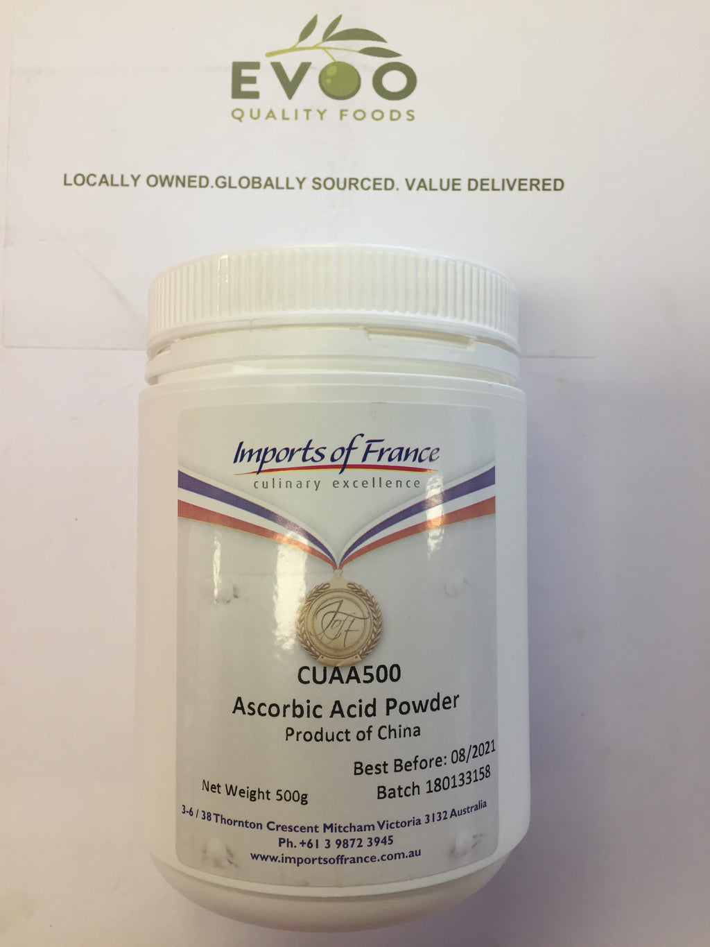 Ascorbic Acid Powder 500g Culinaire Imports