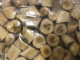 Banana Sliced Frozen 1kg Bag Harvestime