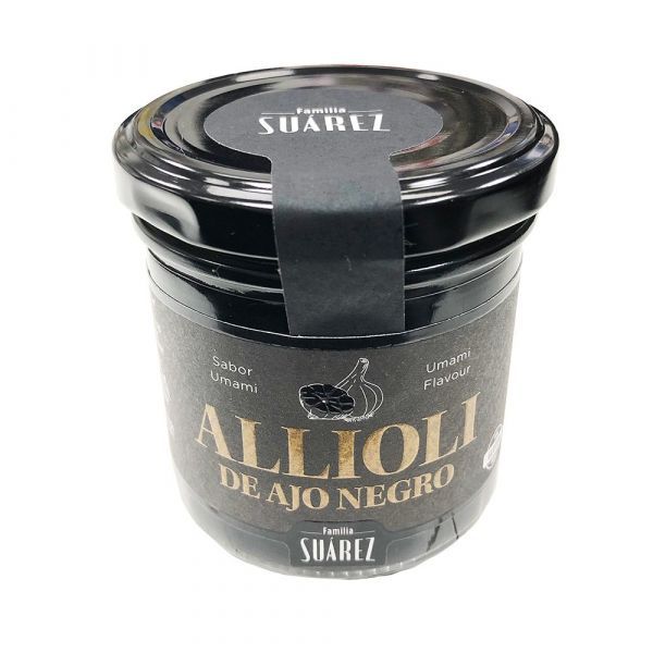 Black Garlic Aioli (Allioli) 135g Tub Suarez (Spanish)