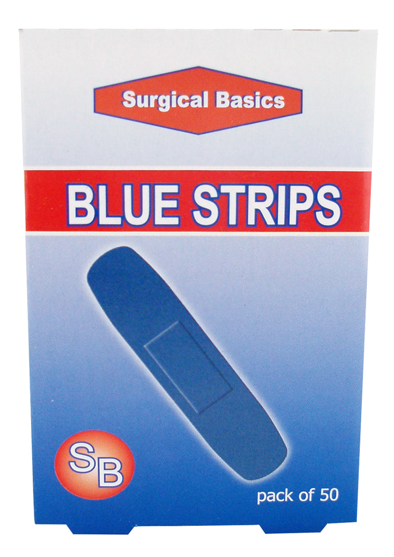 Surgical Basic Blue Strip Bandaids 50's (Pre Order) Bandaid