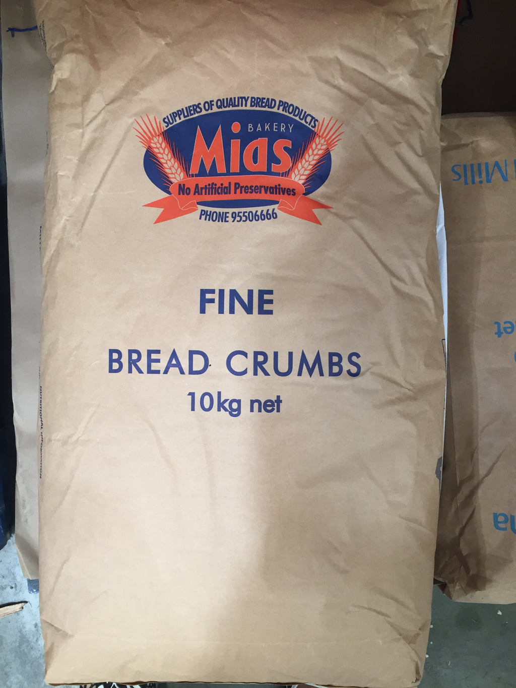 Breadcrumbs fine 10kg Mias