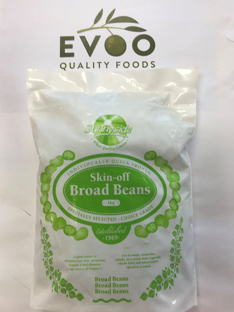 Broad Beans Frozen Shell Off 1kg Sunnyside