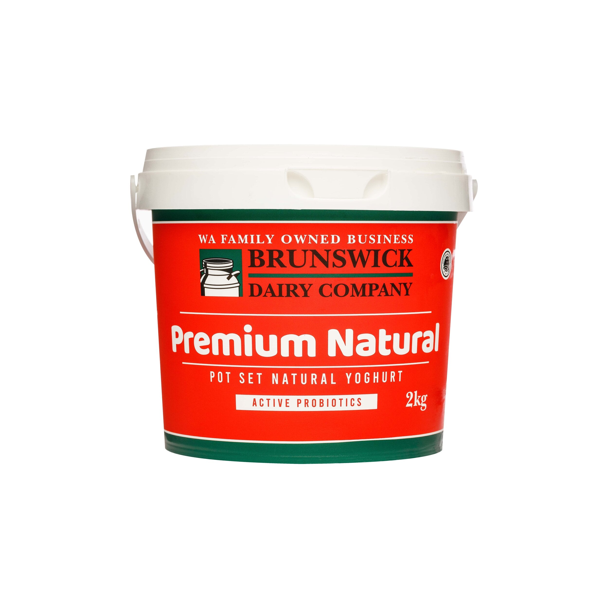 Yoghurt Natural Premium 2kg Tub Brunswick Dairy (3 Day Pre Order)