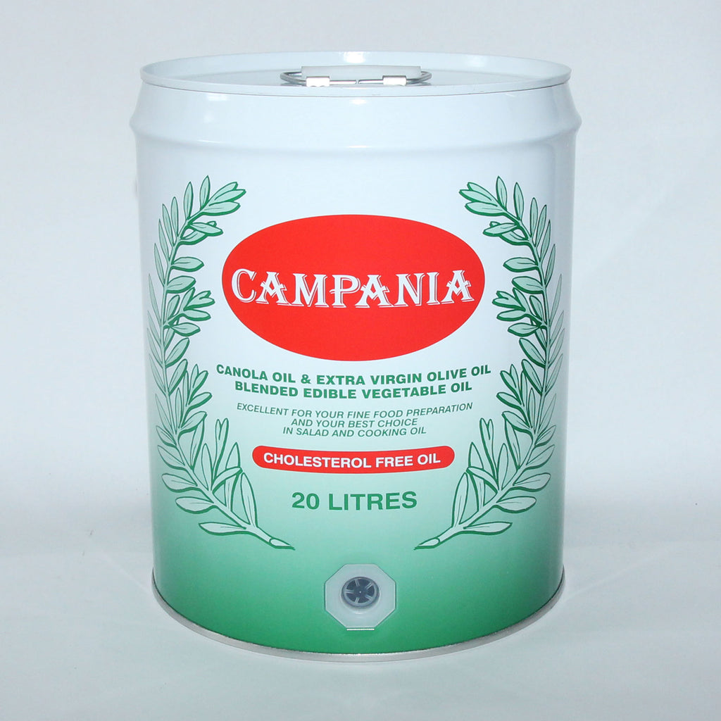 Oil (Blend of Canola Oil and Extra Virgin Olive Oil ) 20lt Drum Campania
