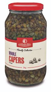 Capers in Vinegar 2kg Sandhurst (D)