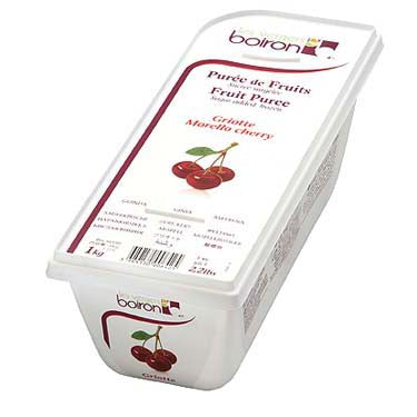 Morello Cherry Puree 1kg Frozen (Pre Order) Boiron