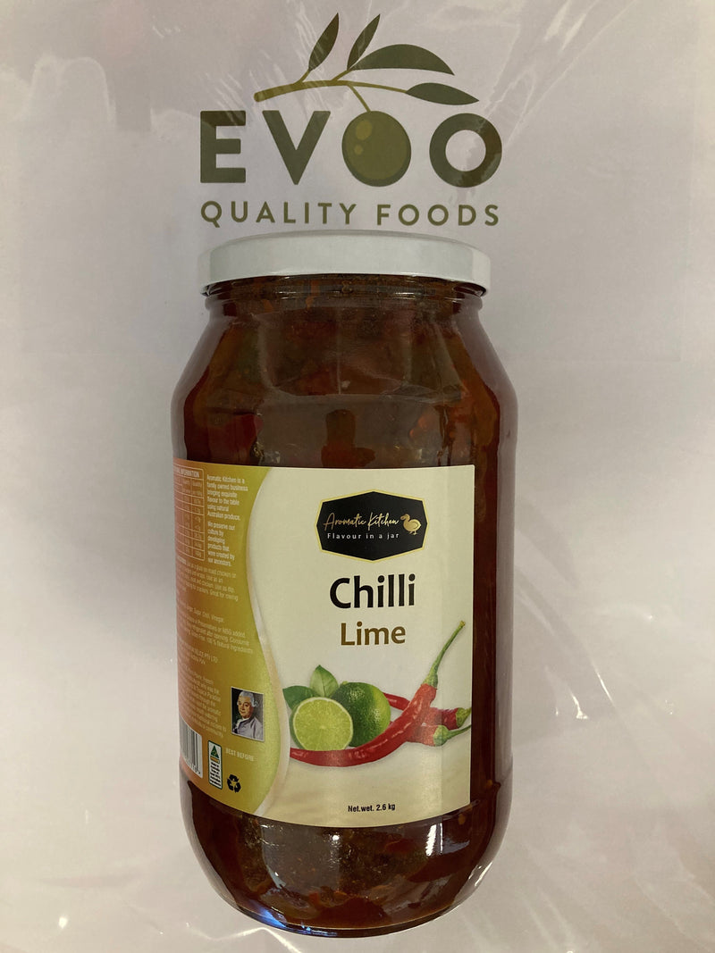 Chilli Lime Pickle  280gm jars Aromatic Kitchen