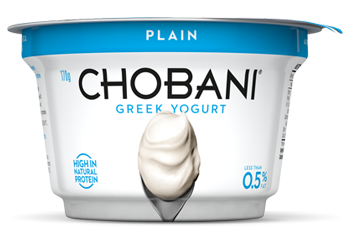 Plain Greek Yoghurt Natural Light 160g Chobani (5 Day Pre Order)