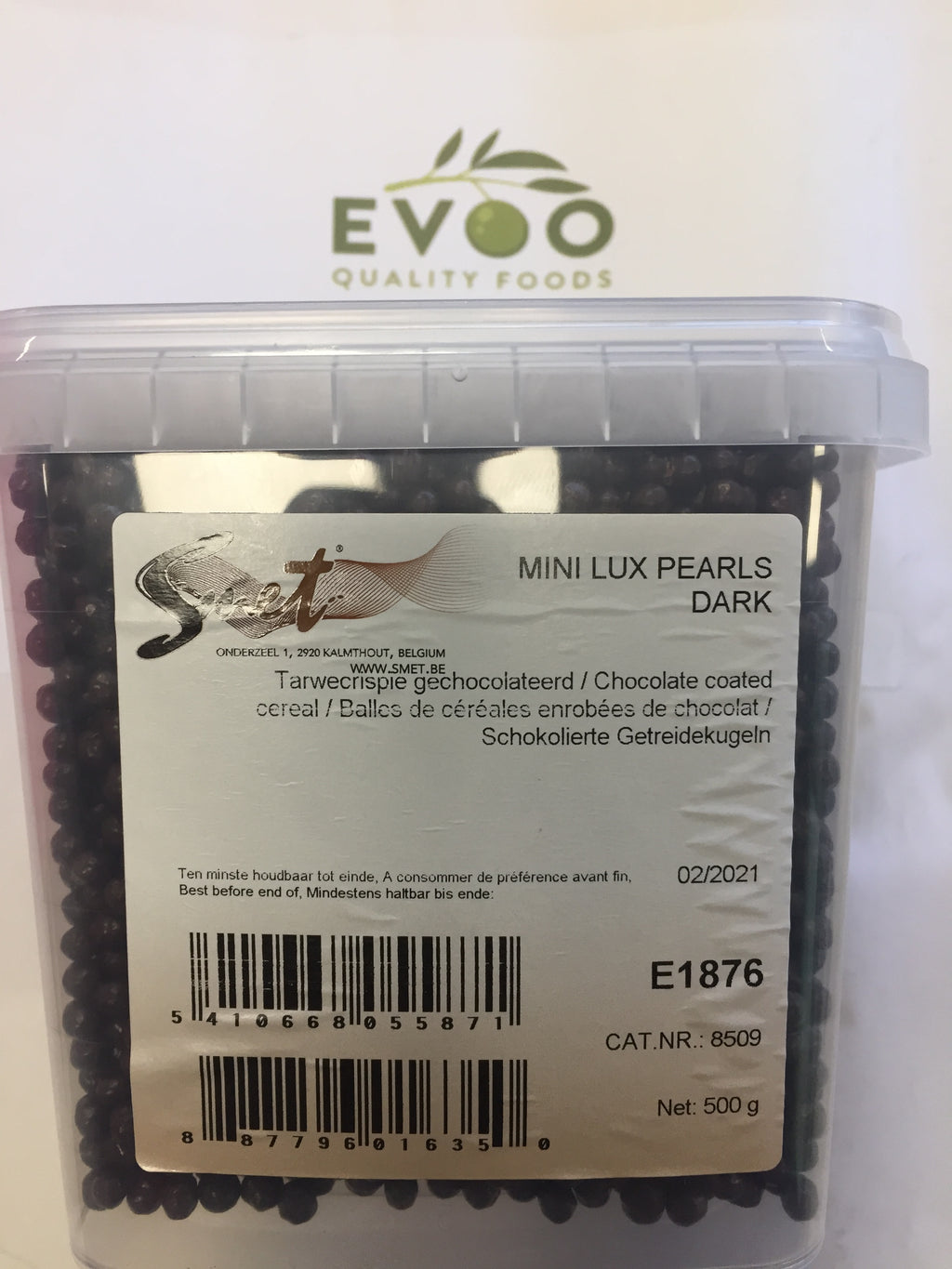 Dark Chocolate Crispy Mini Lux Pearls 500gm