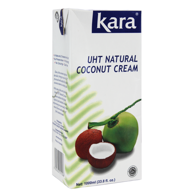 Coconut Cream UHT GF 1lt Kara Tetra Pak