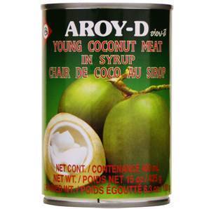 Coconut Flesh (in Syrup) 426g Tin Aroy-D