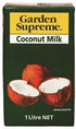 Coconut Milk 1lt UHT Tetra Pak Garden Supreme