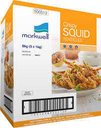 Crispy Marinated Squid Tentacles (5x1kg)