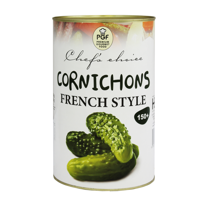 Cornichons 150+ (4.25kg) Tin (French Style) Chefs Choice