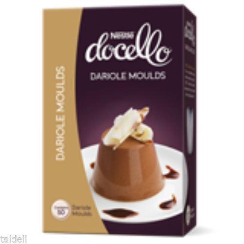 Dariole Moulds Plastic Disposable 50 / Box Nestle