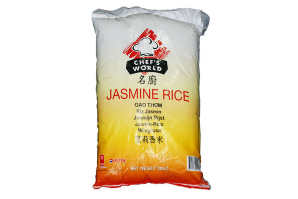 Jasmine Rice Fragrant 20kg Bag Chef's World