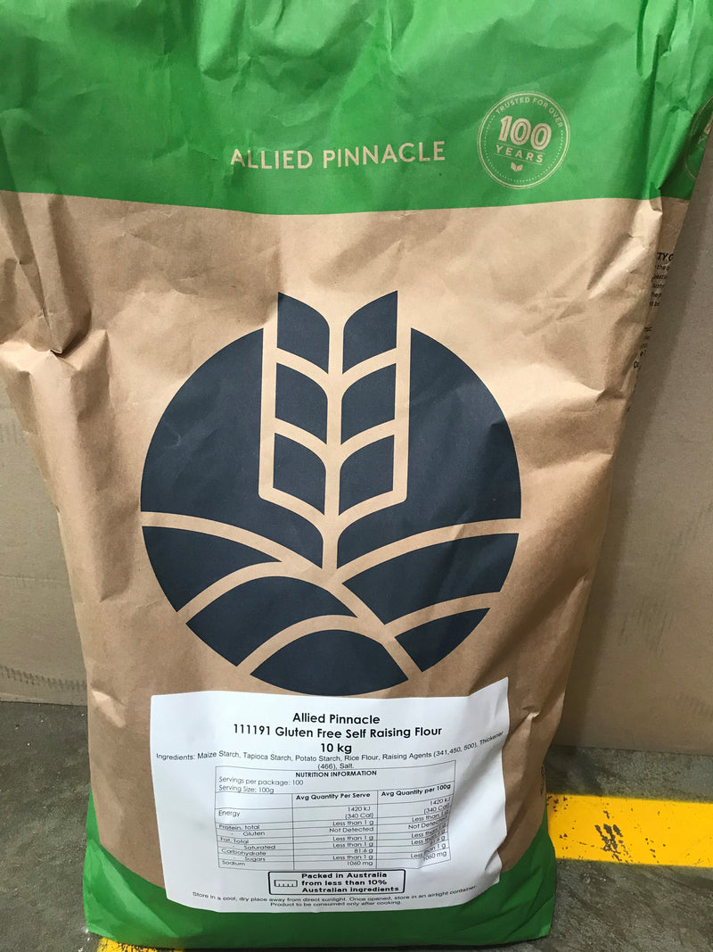 Plain Flour Gluten Free 10kg bag Allied Pinnacle