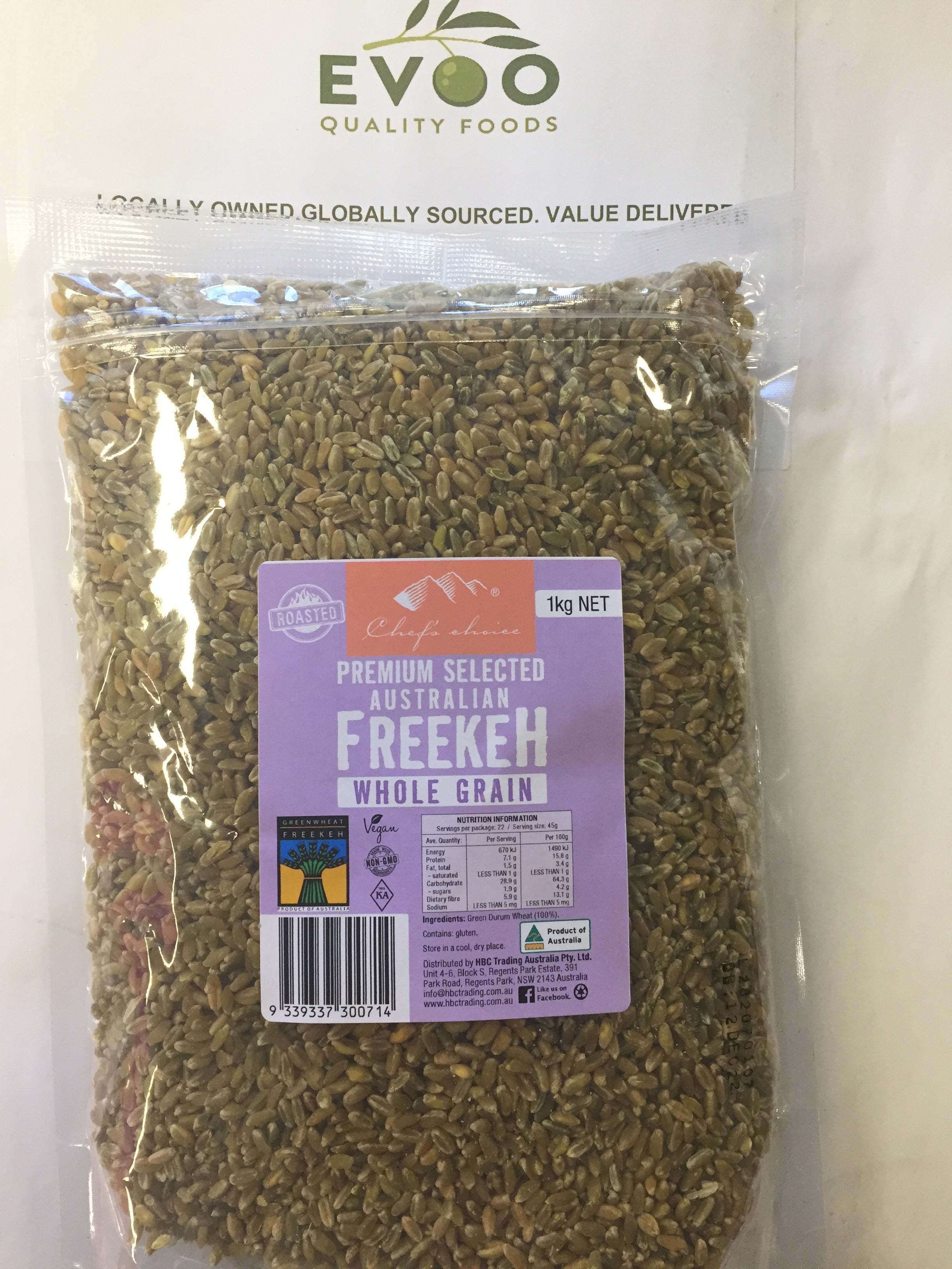 Wholegrain Freekeh 1kg Chef's Choice