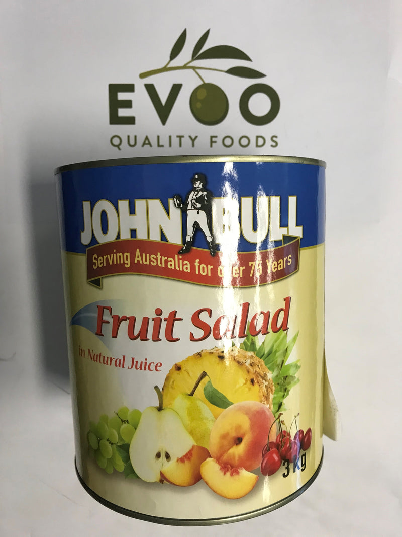 Fruit Salad in Natural Juice A9/3kg Tin John Bull