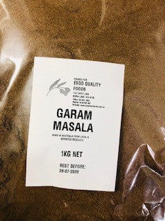 Garam Masala 1kg Bag Evoo QF