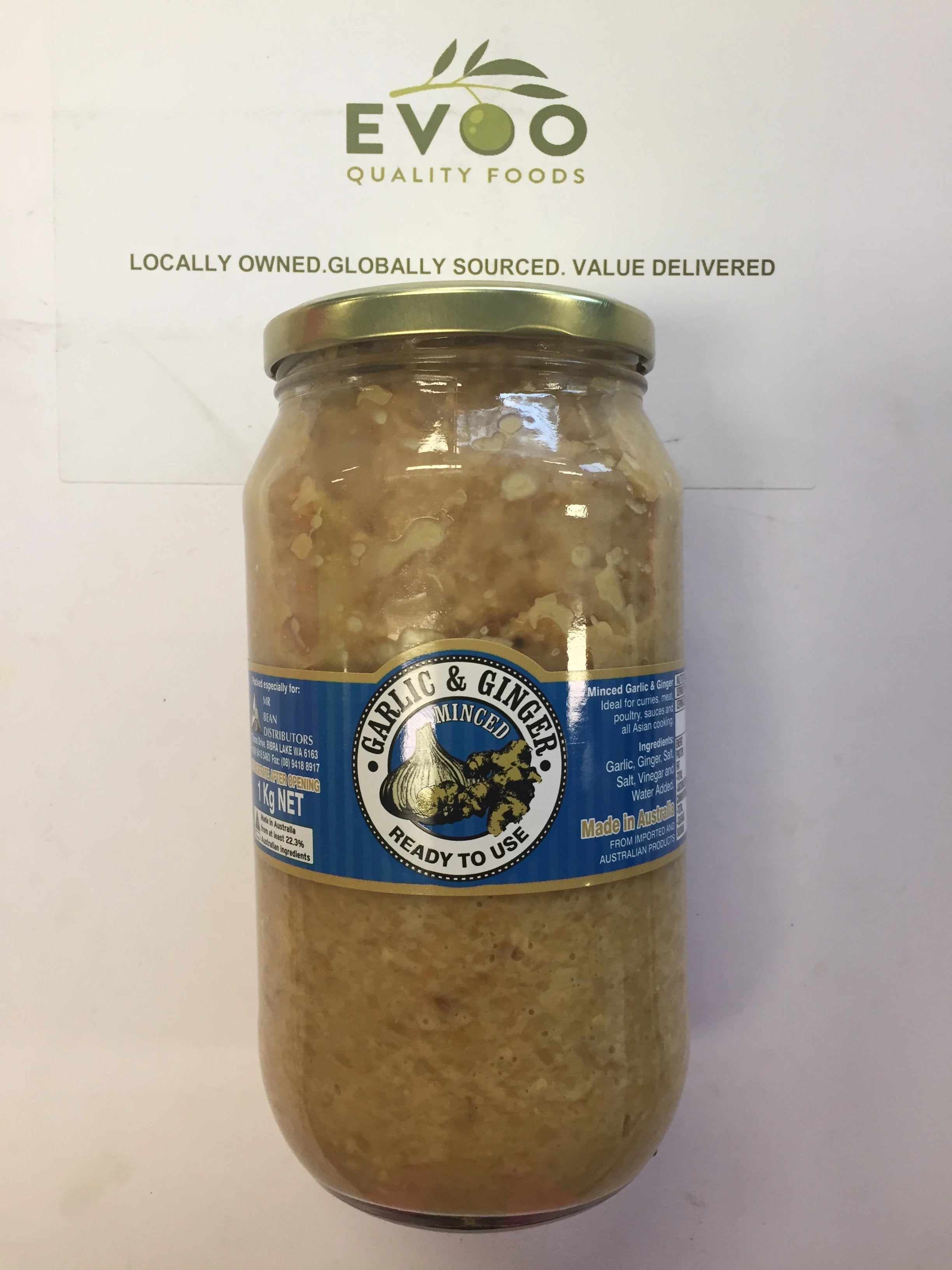 Garlic and Ginger Paste 1kg jar