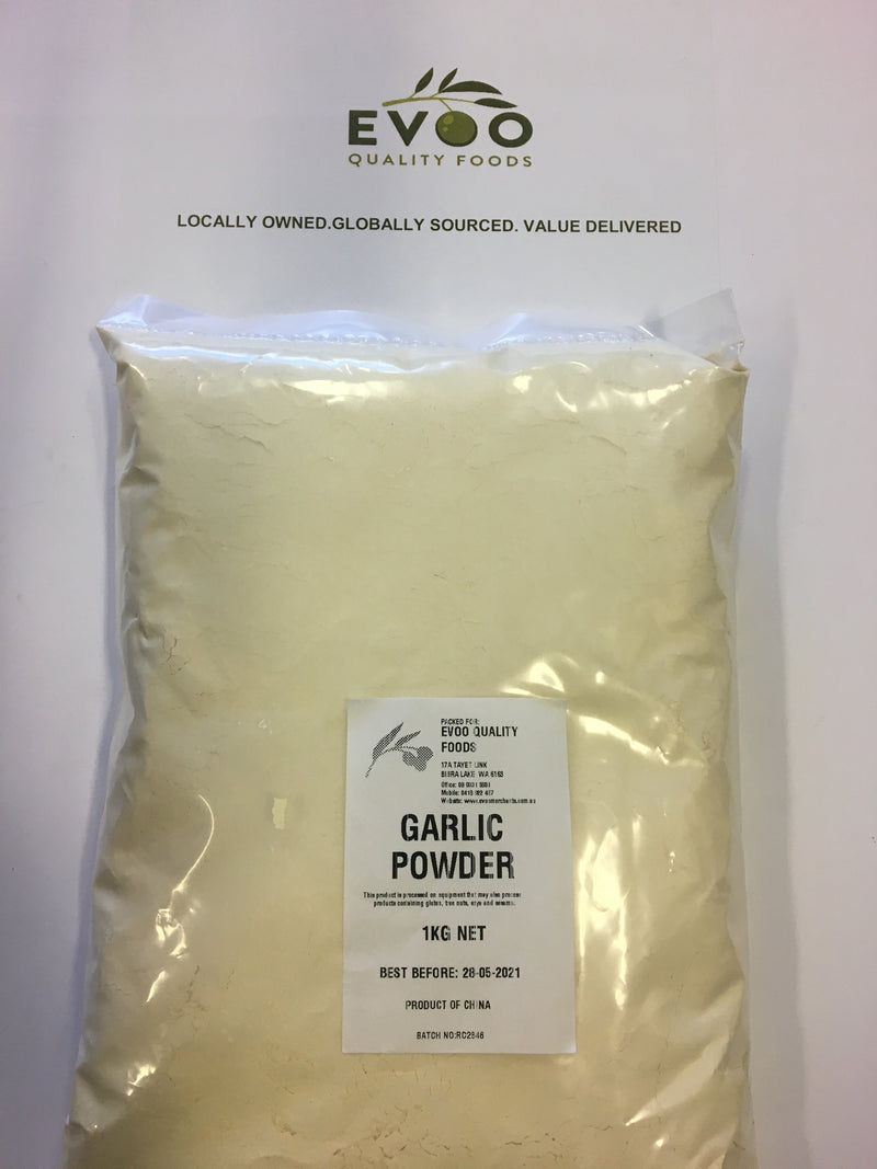 Garlic Powder/ Ground 1kg Bag Evoo QF