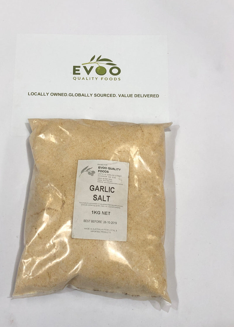 Garlic Salt 1kg Bag EVOO QF