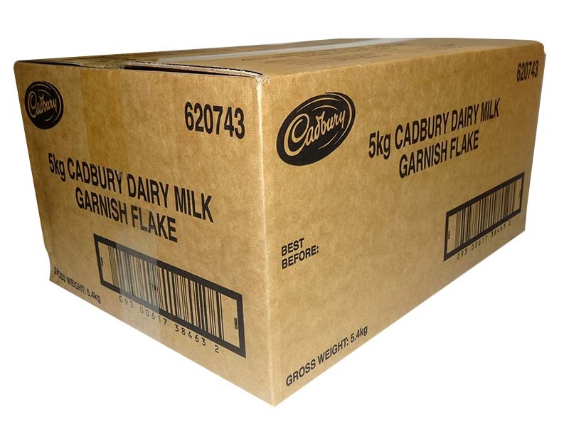 Milk Chocolate Flake Garnish 5kg Cadbury Box