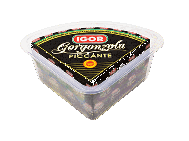 Gorgonzola Wedge Piccante RW Priced Per kg, approx 1.5kg Igor (Black Label)