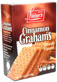 Cinnamon Graham Crackers Gluten Free 210 gm Packet Lieber's (D)