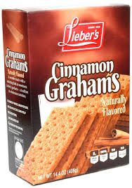 Cinnamon Graham Crackers Gluten Free 408gm Packet Lieber's (D)