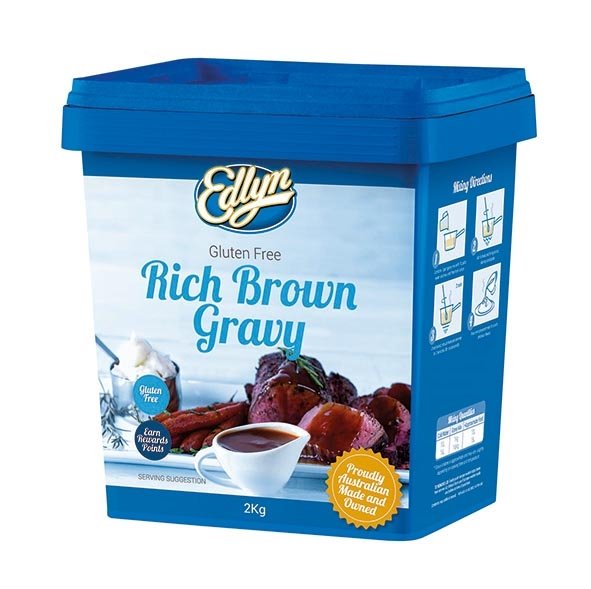 Gravy Mix Rich Brown 2kg Edlyn Gluten Free