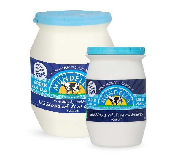 Yoghurt Greek Vanilla 2kg Tub Mundella