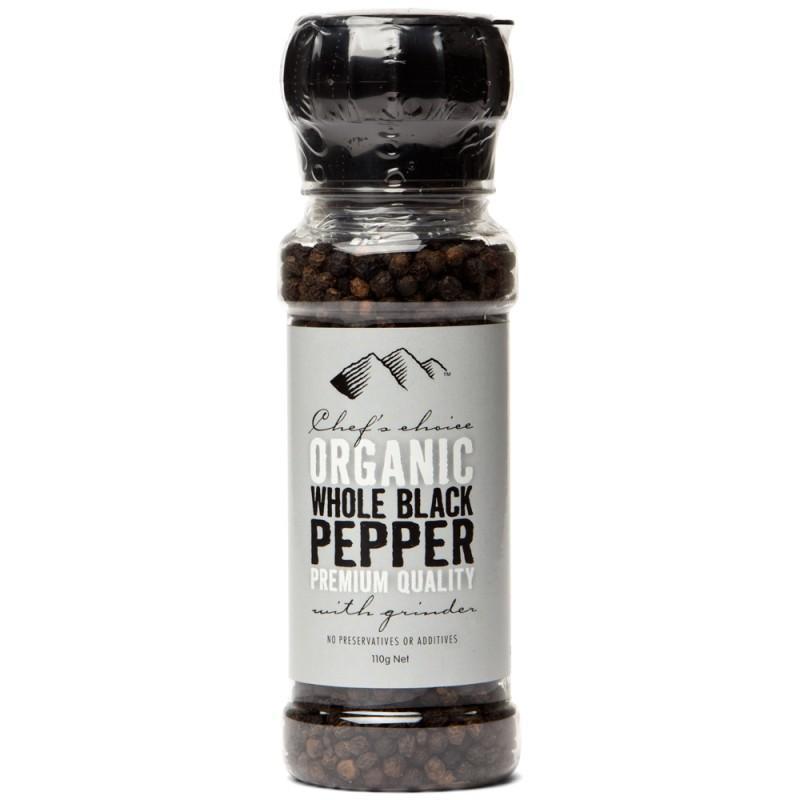 Black Peppercorn Grinder 100g Chef's Choice