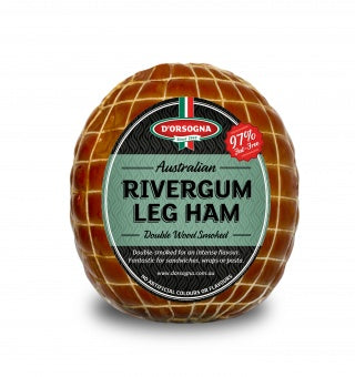 Ham Smoked River Gum RW Priced Per kg Dorsogna