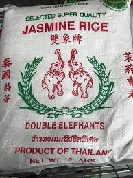 Jasmine Rice 20kg Bag Double Elephants