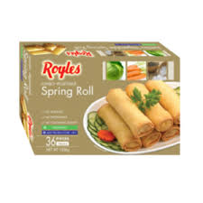 Jumbo 50g Vegetable Spring Rolls (36pcs) 1.8kg box Royles