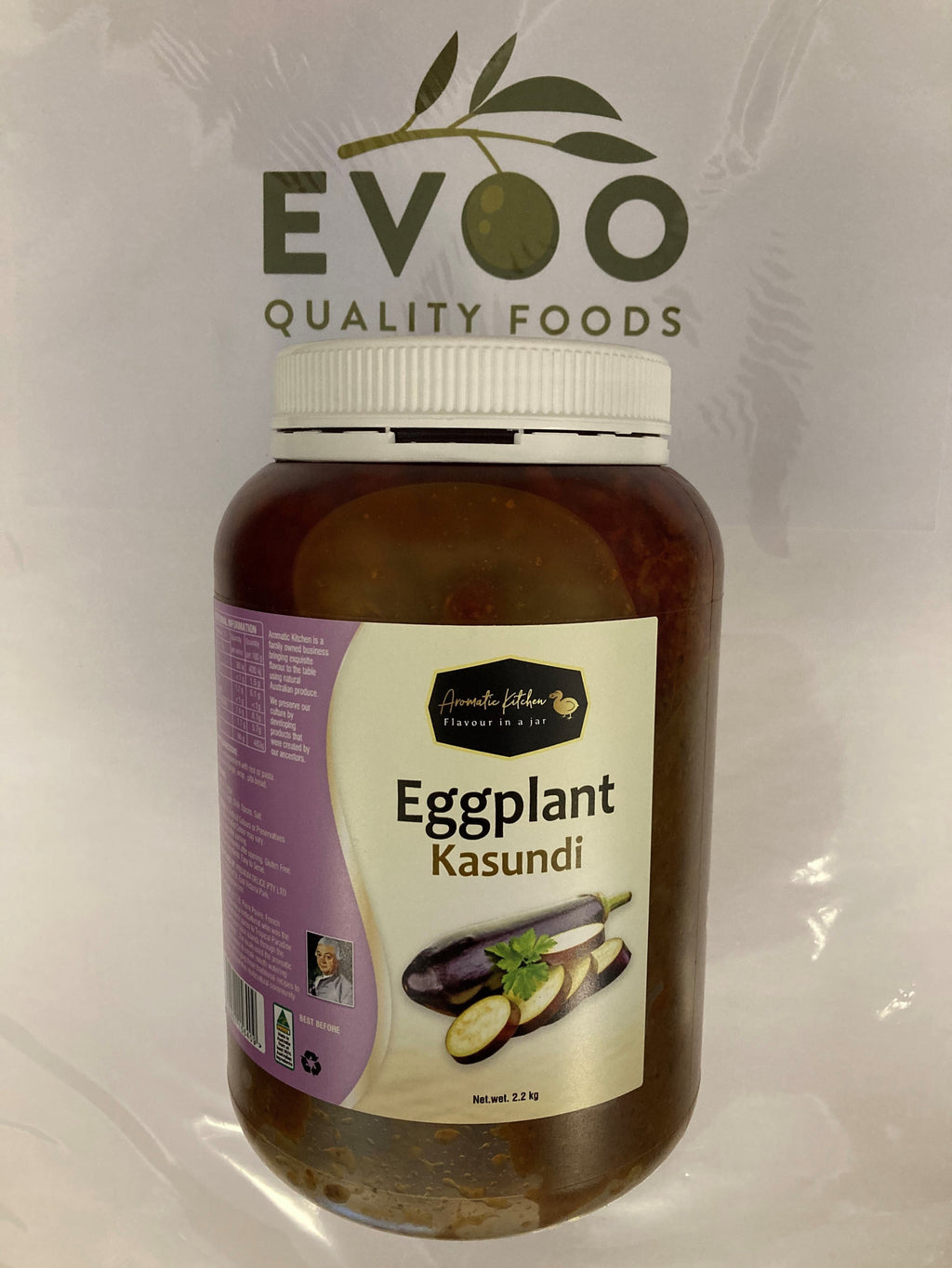 Eggplant Kasundi 2.2kg Tub Aromatic Kitchen