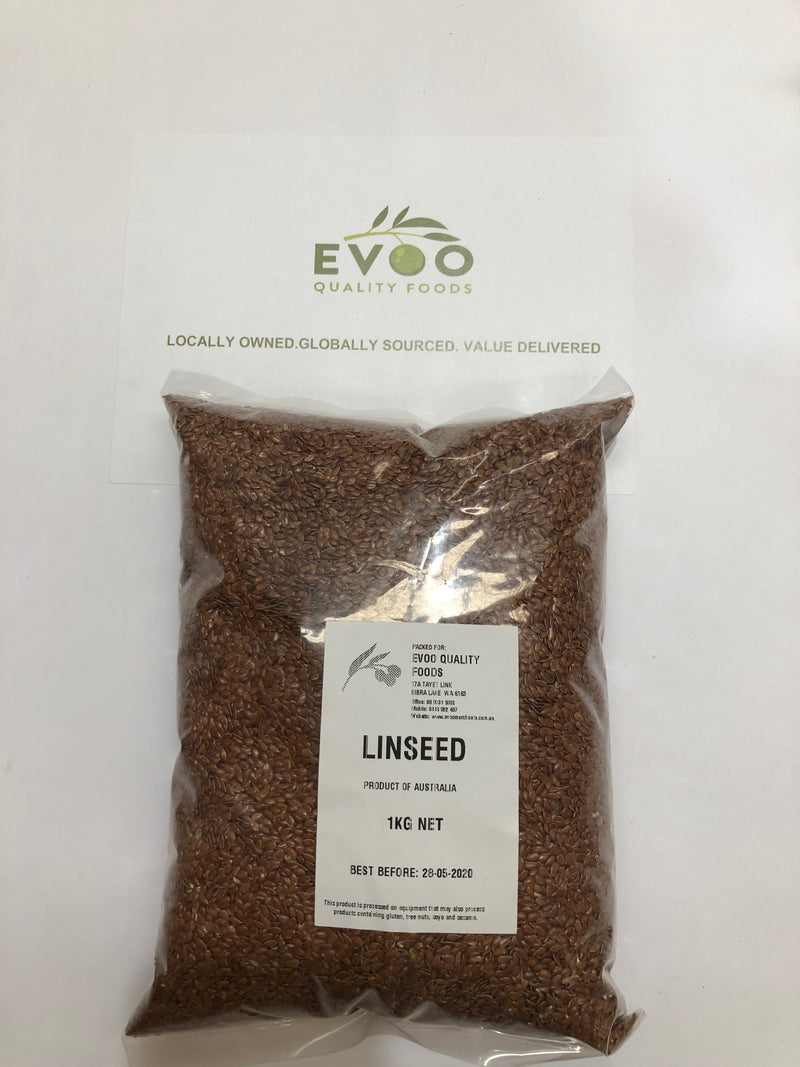 Linseed / Flaxseed  1kg Bag Evoo QF