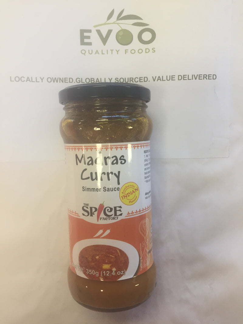 Madras Curry Sauce 350gms The Spice Merchants