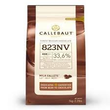 Milk Chocolate Callets Belgian 33.6% Cocoa 2.5kg Callebaut