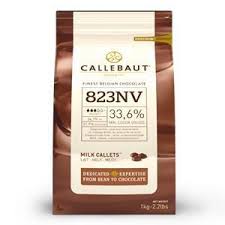 Belgium Milk Chocolate Callets 33.6% Cocoa 2.5kg Callebaut