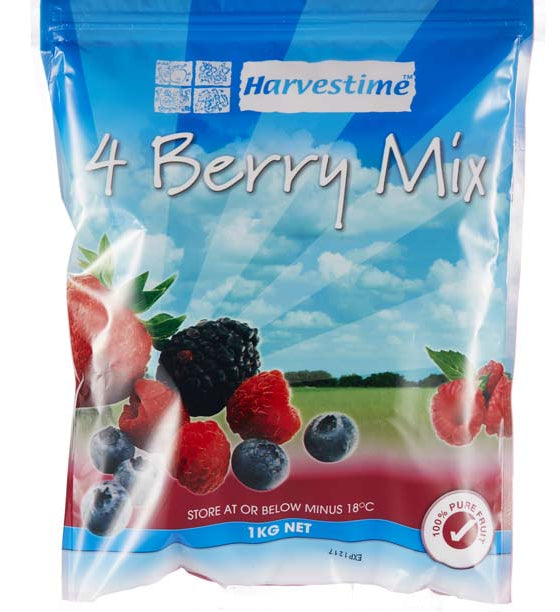 4 Mixed Berries 1kg Bag Harvestime