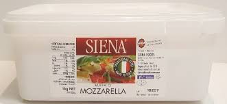 Buffalo Mozzarella Frozen 1kg Tray Siena