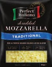 Mozzarella Shredded 2 x 6kg Perfect Italiano