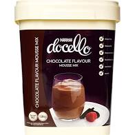 Chocolate Mousse Mix Docello 1.9kg tub Nestle